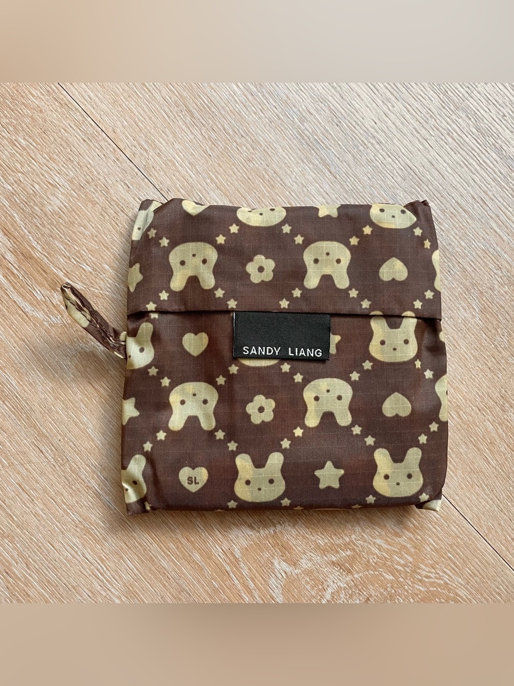 Sandy Liang x Baggu * Brown Bunny * Standard Reusable Tote (from 3-pack)